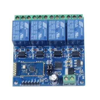 

12V 4CH Remote Control Switch Bluetooth Relay Module for Android Mobile Motor LED Light DIY Electronic Kit