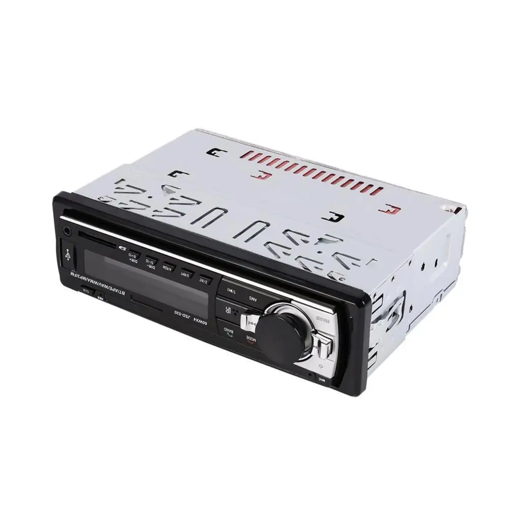 1 DIN Car MP3 Player FM Radio Audio Stereo In Dash Aux Input Receiver USB/TF Port with Remote Control 4X60W