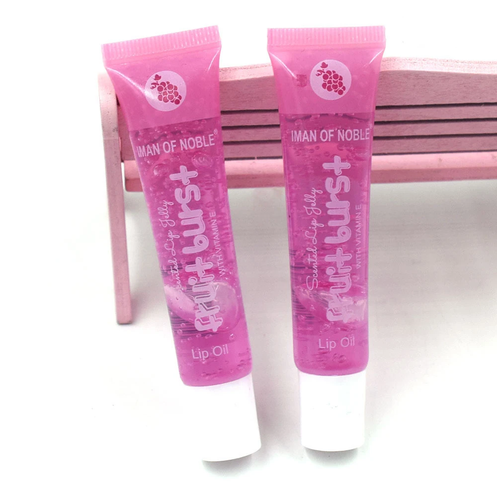 Fruit Burst Lip Oil Scented Lip gloss Plumping gloss Scented Jelly Gloss Moisturizer Shiny Vitamin E Mineral Oil