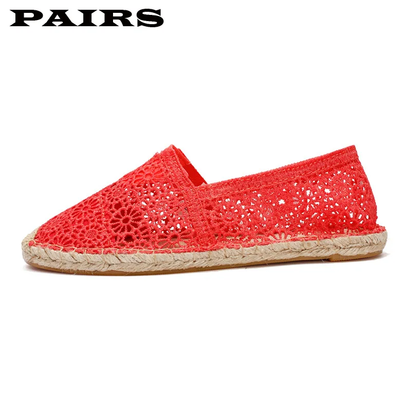 Zomer Womens Platte Schoenen Ademend Kant Visser Schoenen Instappers Rijden  Schoenen Unisex Espadrilles Streep Loafers Rood Wit Zwart|Platte  damesschoenen| - AliExpress