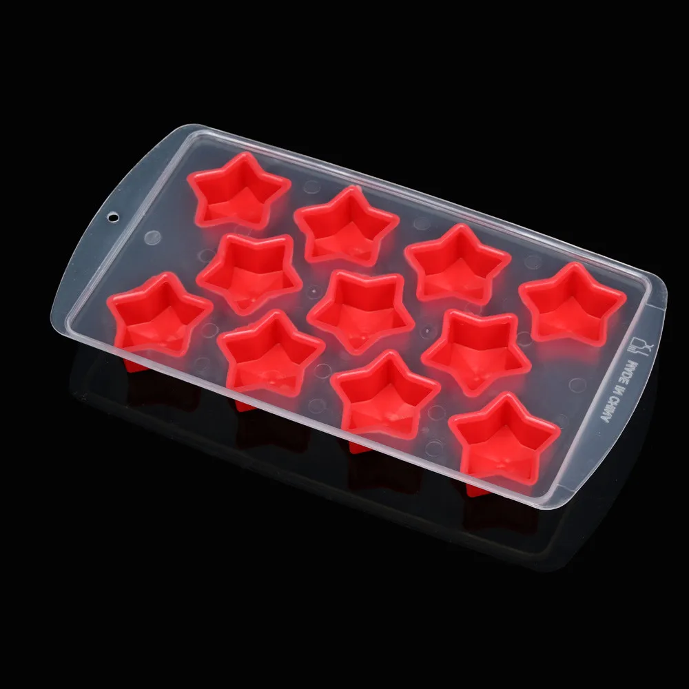 Fruit shape silicone ice cube jelly DIY mold tray pudding kitchen ice mold party wholesale purchasing#3A14