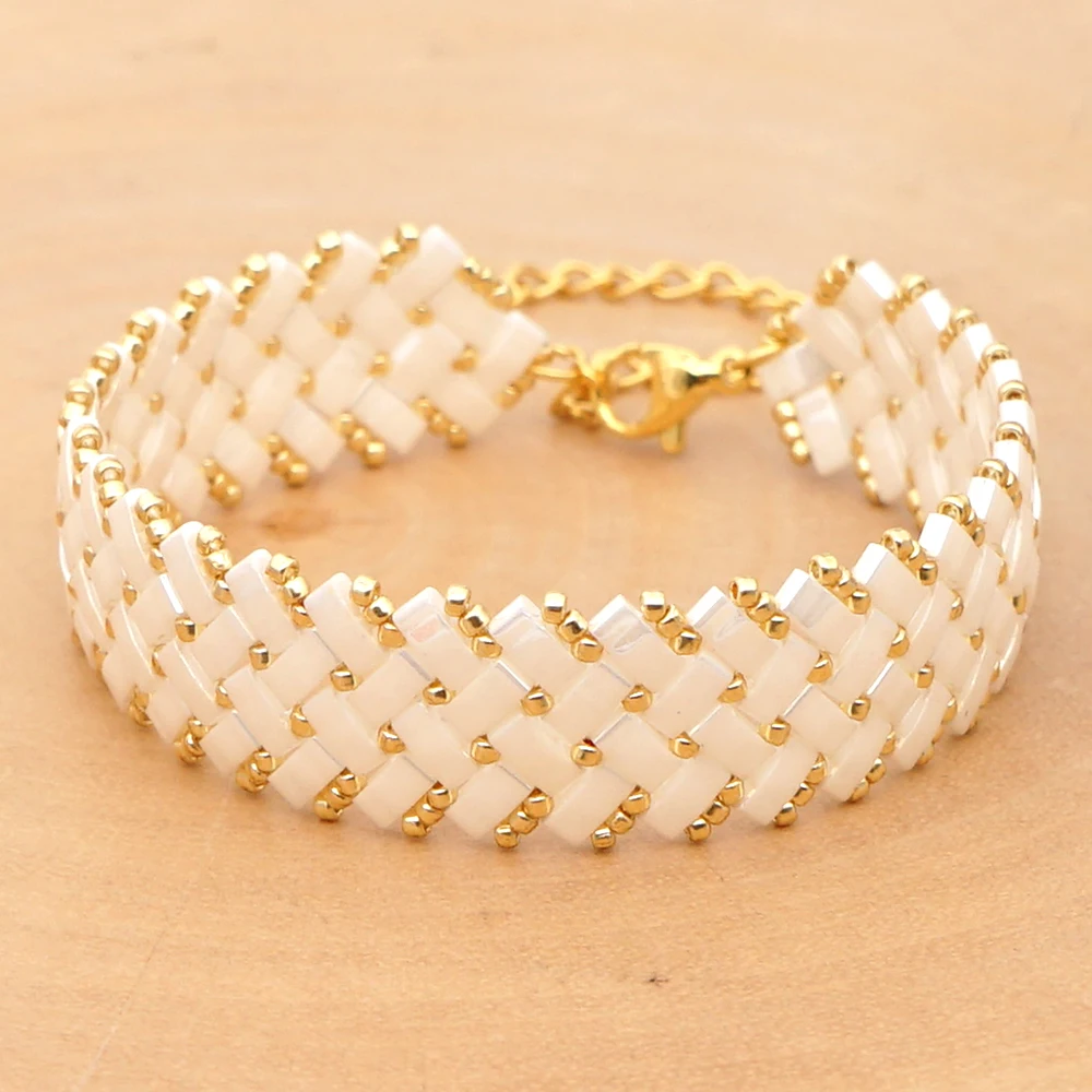 SHINUSBOHO Tila Beads Bracelets For Women jewls Boho Chic Summer Beach Jewelry MIYUKI Bracelet Pulseiras Mujer 2020 Bilekli | Украшения и