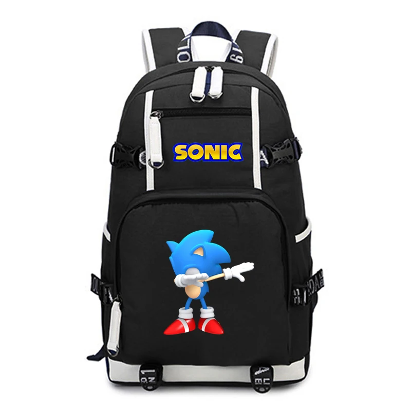 

Sonic Backpack Boys Girls School Backpack Large Capacity Bag Children Kid Travel Backpack Cartoon Backpack Casual Backpack