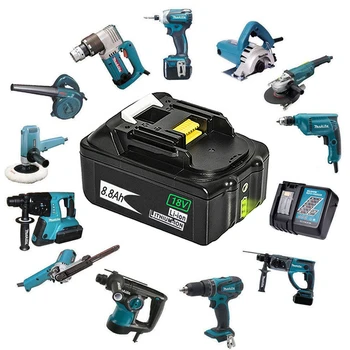 

2020 NEW 18V 8.8Ah Rechargeable Battery 8800mah Li-Ion Battery Replacement Power Tool Battery for MAKITA BL1880 BL1860 BL1830