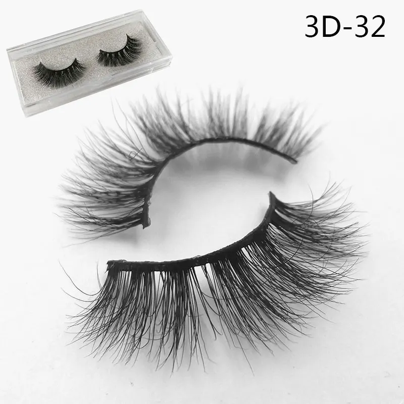3D-32 Iflovedekd полная распродажа накладных ресниц качество 3d норковые ресницы, фирменная торговая марка норковые ресницы упаковочная коробка - Цвет: 3D-32