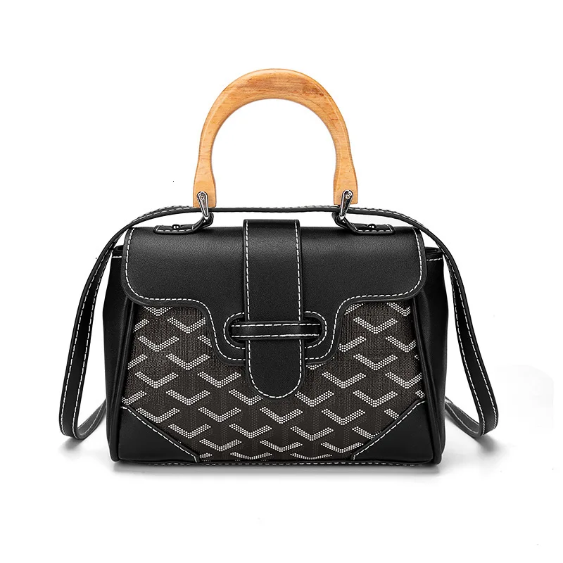 Пакет сумка женская косая наплечная сумка-портфель модная для женщин дизайн корейский стиль горячая распродажа - Цвет: 1045 black