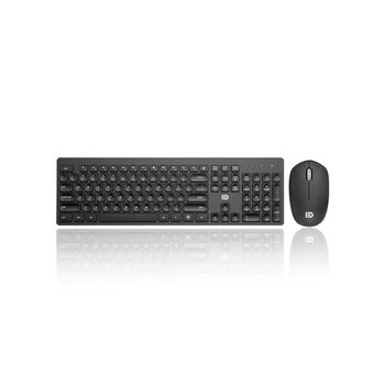 

FD Wireless IK7300 Keyboard & Mouse Combo 2.4GHz Concave Button Set Smart Power-Saving Silent Clicks Slim Combo