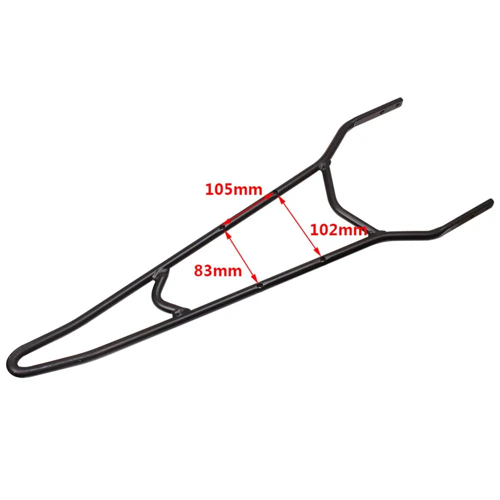 Черная стойка для мотоцикла Sissy Bar задняя спинка подушка подходит Harley Sportster XL 883 1200