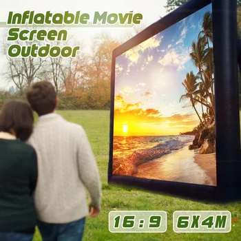 

200 Inch 16:9 Portable Projector Screen Projection HD Home Cinema Theater Foldable Screen Canvas for Projector 6x4m