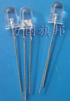 

Free Delivery. LED light-emitting diodes, 5 mm long white hair blue blue foot 50 RMB 1000 only