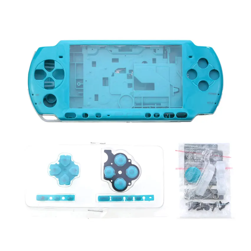 YuXi Full Housing Shell Cover Case with Buttons Kit For Sony PSP 3000 PSP3000 Game Console Replacement Parts