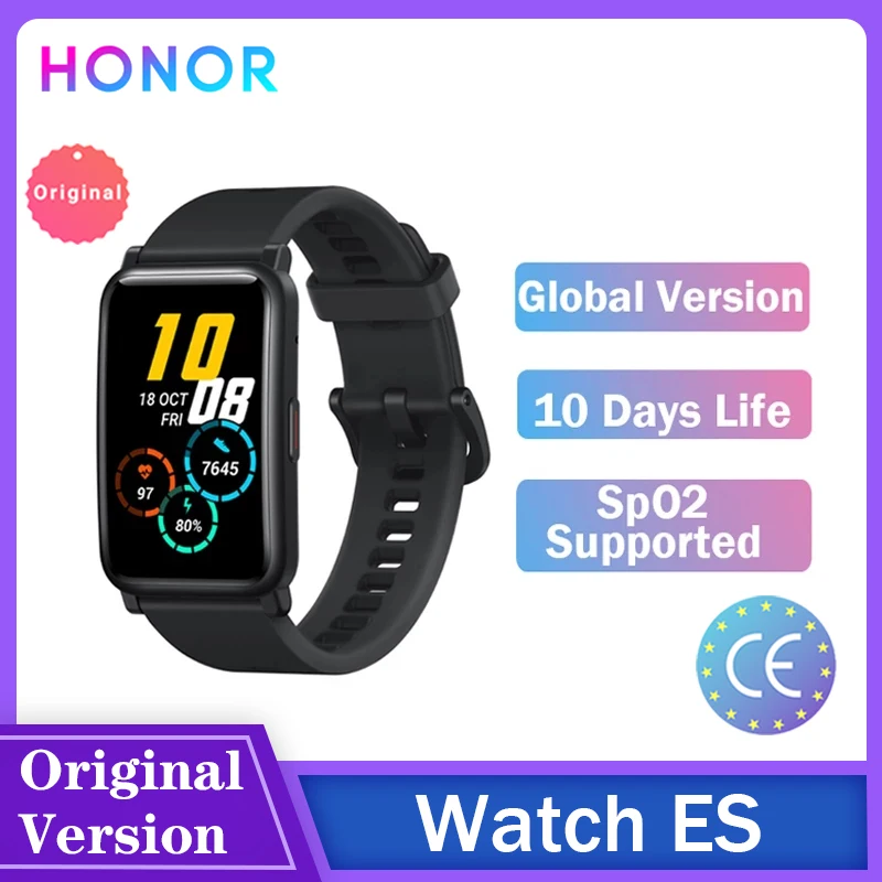 Смарт часы HONOR WATCH ES с сенсорным экраном 1 64 дюйма Bluetooth 5 пульсометром и функцией