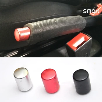 

Aluminum alloy Car Handbrake Button Handbrake Switch Decorative Cap For Mercedes Smart Fortwo 451 Car Styling Auto Accessories