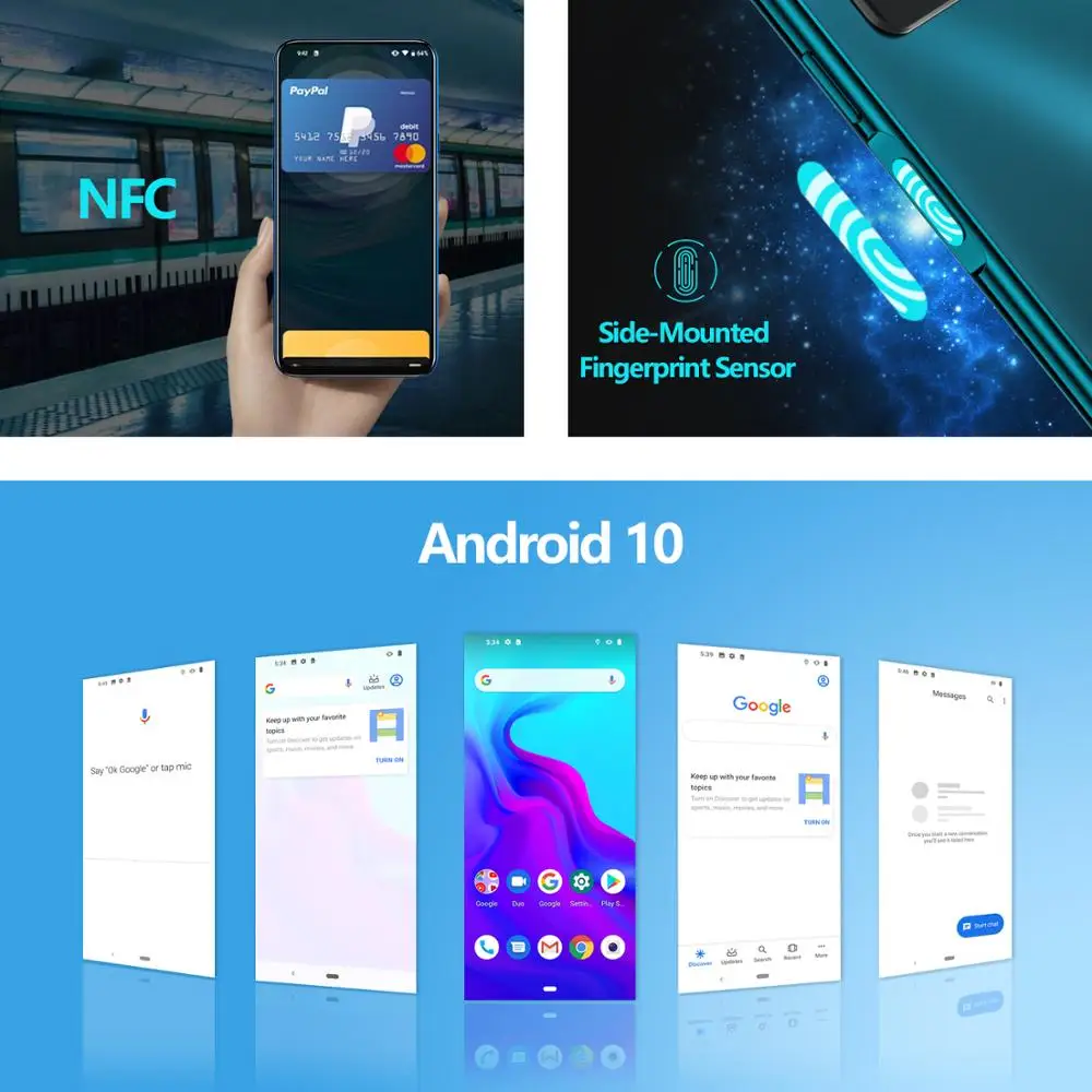 CUBOT X30 Nfc Smartphone 4g Global Band Mobile Phone 128gb Five Rear AI Camera 6.4