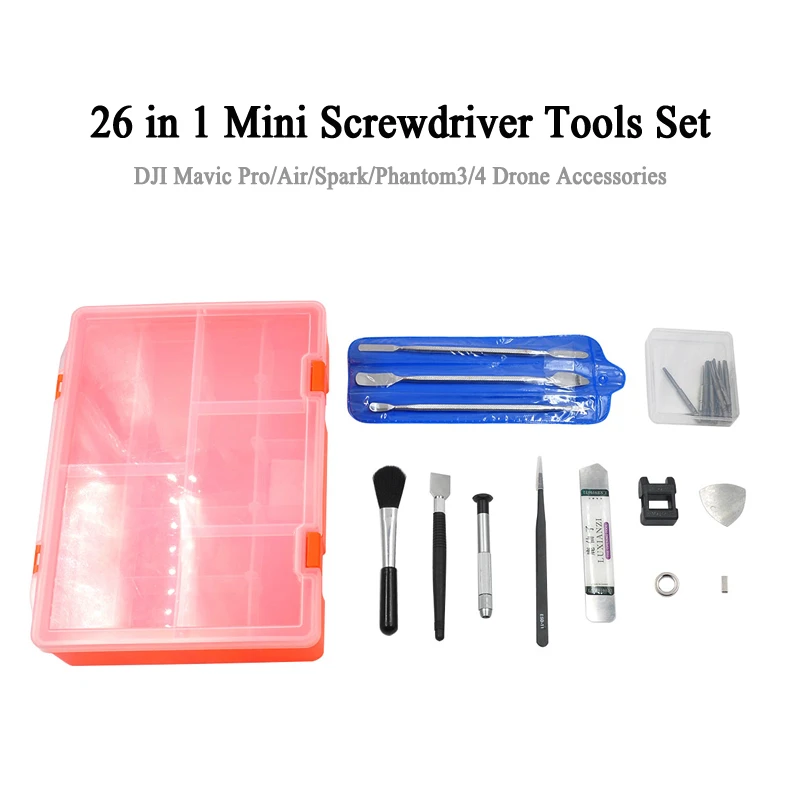 Crazy Sale IFC 26in1 RoboMaster S1 Screwdriver Tools Set Drone Repair Parts Storage Case For DJI Mavic 2/Pro/Air/Spark/ Mavic Mini Phantom 4 