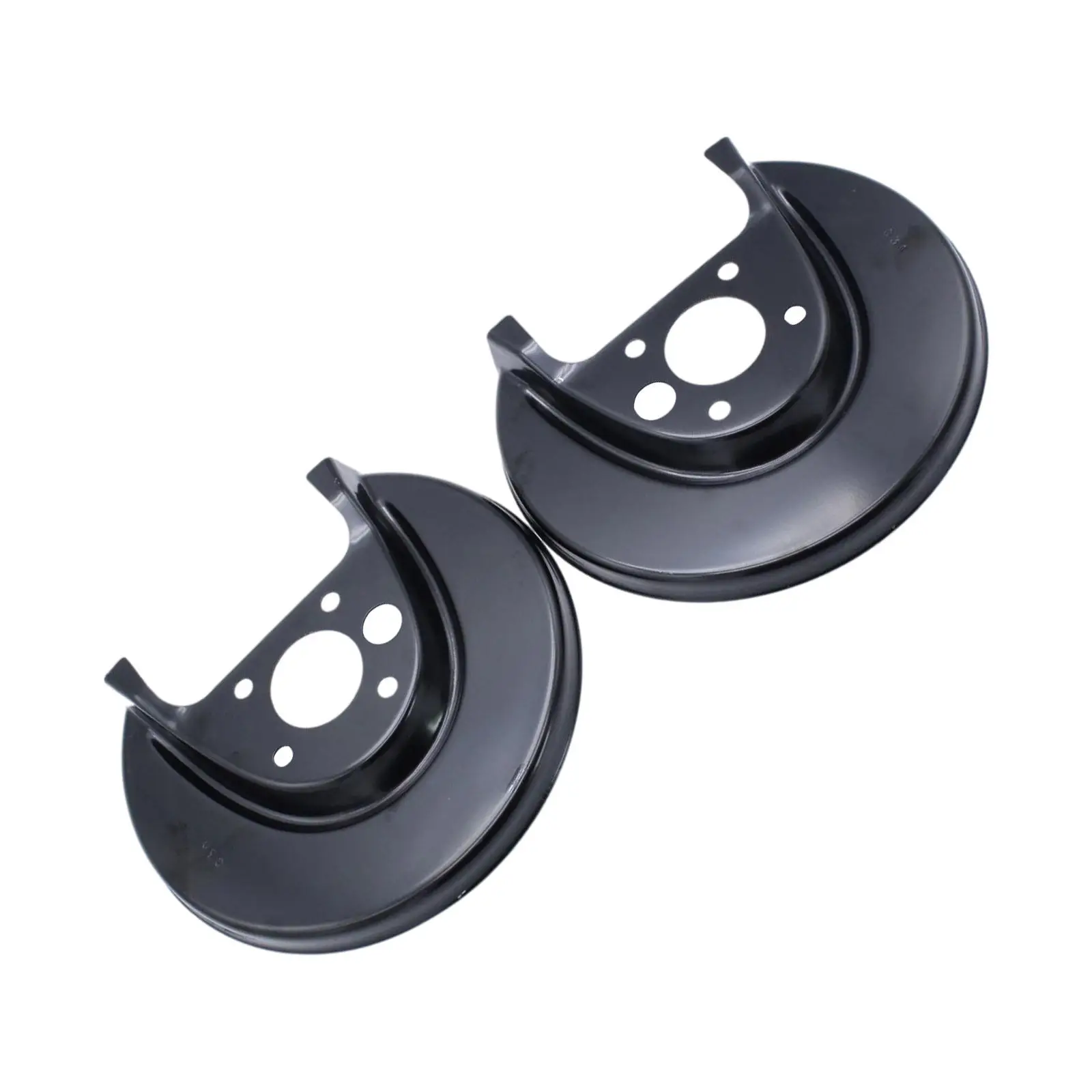 Set of 2 Brake Backing Plates Black Anchor Cover Splash Plates Fits for Audi Cars Brake Disc 1J0615611D for Seat Cars Rear Disc