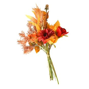 

1Pc Autumn Bouquet Imitation Flower Artificial Flower Plant for Thanksgiving Day