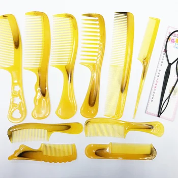 

10pcs of One Set Plastic Hair Comb Durable Comb Portable Hair Groomer Hair Styling Tool With Hair Device for Woman Girl Home Bar