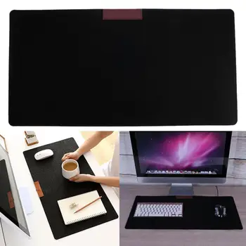 

630*330*3mm Table Mat Simple Warm Office Table Computer Mouse Pad Desk Keyboard Game Mouse Mat XL Large Gaming Pads Black