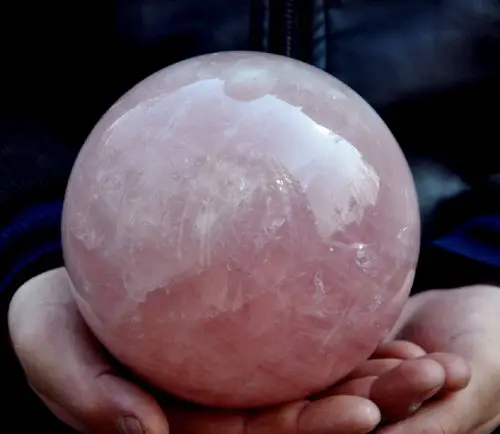 6680226+++3125g Large nature rose crystal quartz sphere ball reiki healing | Дом и сад