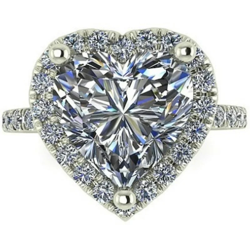 

Fashion Romantic Diamond Engagement Engagement Princess Ring Love Diamond Ring 6-10