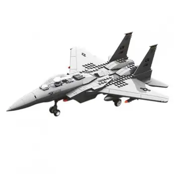 

JX001 Army Technic Airplane Set Model Bricks compatible Airplane Series F-15 Eagle Fighter Building Blocks Toys Gift