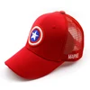 Disney Anime Cartoon Captain America Hat For Kids Boy Girl Autumn Baby Baseball Cap Children Hip Hop Sun Hats Kids Snapback Caps 2