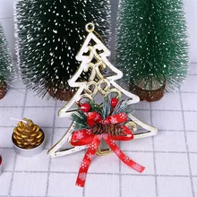 Пластиковые украшения для рождественской елки, новые модные вечерние подвесные украшения, подвесные украшения