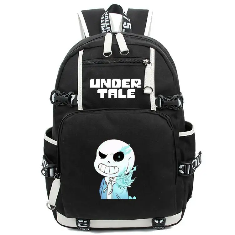 Аниме Undertable San Рюкзак Сумки для книг USB порт сумки для ноутбука школы путешествия девочек рюкзак для мальчиков подарок