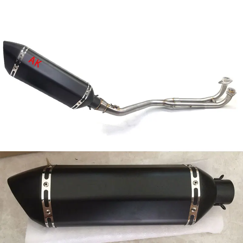 

Exhaust Full system Header Pipe FOR Yamaha T-MAX Tmax 500 530 T-MAX 500 530 2001 - 2016 with 470mm with exhaust