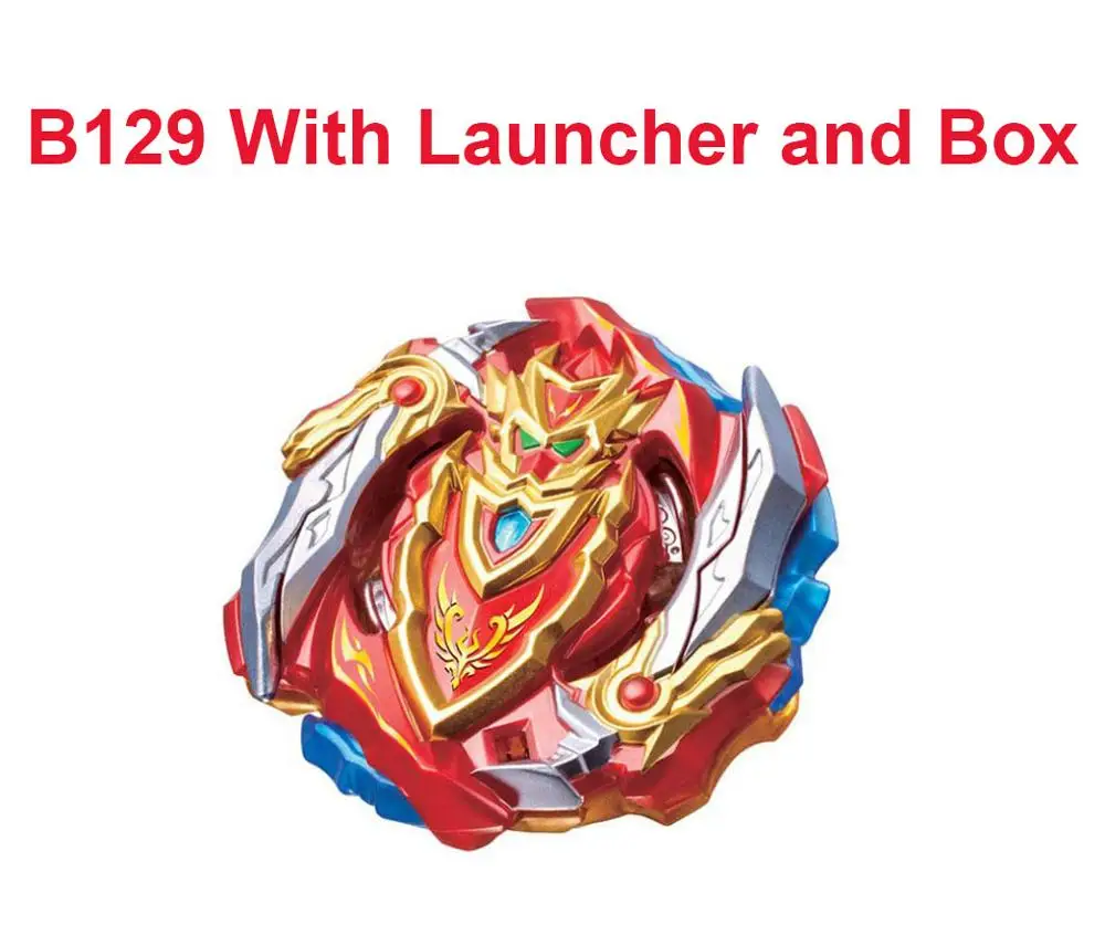 Beyblade Burst игрушки B-140 B-139 пусковая установка и коробка Bables Металл Fusion спиннинг Bey Blade лезвия GoShoot комбо игрушка Bayblade - Цвет: B129with box