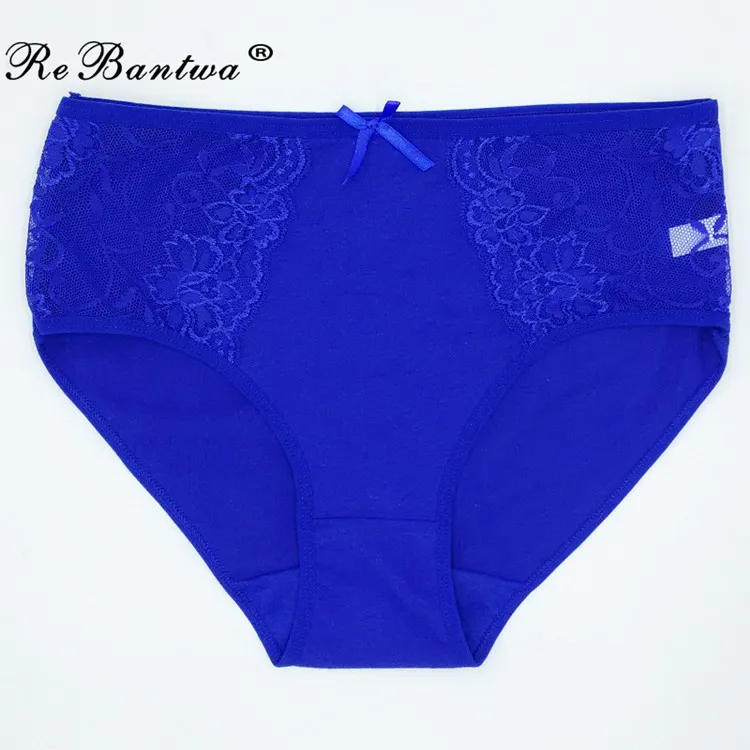 89185 dark blue 1 шт плюс размер 3XL/4XL трусы-боксеры в полоску женские хлопковые трусики Большие размеры Дамское белье из широкого кружева Женские трусы Мумия брюки - Цвет: 89185 dark blue
