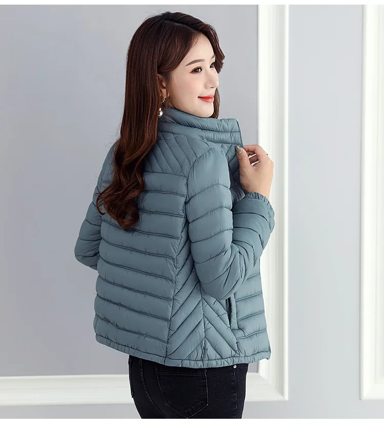 YAGENZ Parkas Базовые Куртки осенний пуховик женское хлопковое короткое пальто плюс размер Одежда женская зимняя куртка Верхняя одежда Пальто 460