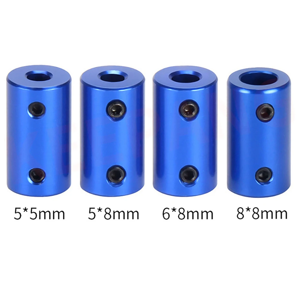 3D Printers Parts D14L25 Flexible Shaft Coupler Aluminum Coupling Bore 5mm to 8mm Blue Rigid Screw Part For Stepper Motor