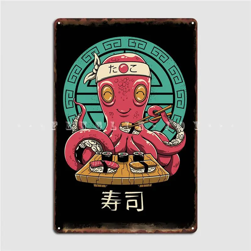

Sushi Bar Metal Sign Club Club Bar Design Painting Décor Tin Sign Posters