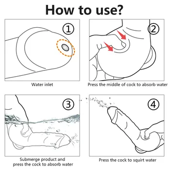 Ultra-Soft Squirting Realistic Dildo with Suction Cup Ejaculating Dildos  Female Masturbator  dildosex toy for Women adults 18 4