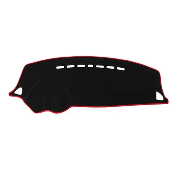 

uxcell RHD Car Dashboard Cover Nonslip Black Red Dash Mat for 08-17 Mitsubishi Lancer EX