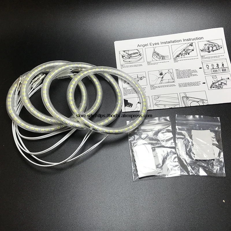HochiTech для Volkswagen VW Touareg 2003 2006 ультра яркий SMD белый светодиодный ангельские глазки 12