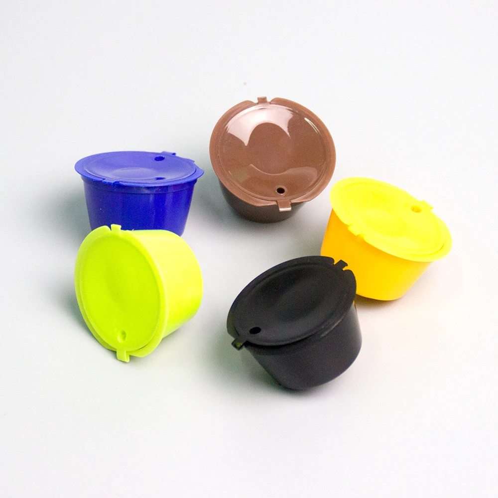 Многоразовый подходит для кофейных капсул, пластиковый многоразовый совместимый фильтр для кофейных корзин, капсулы 1 шт