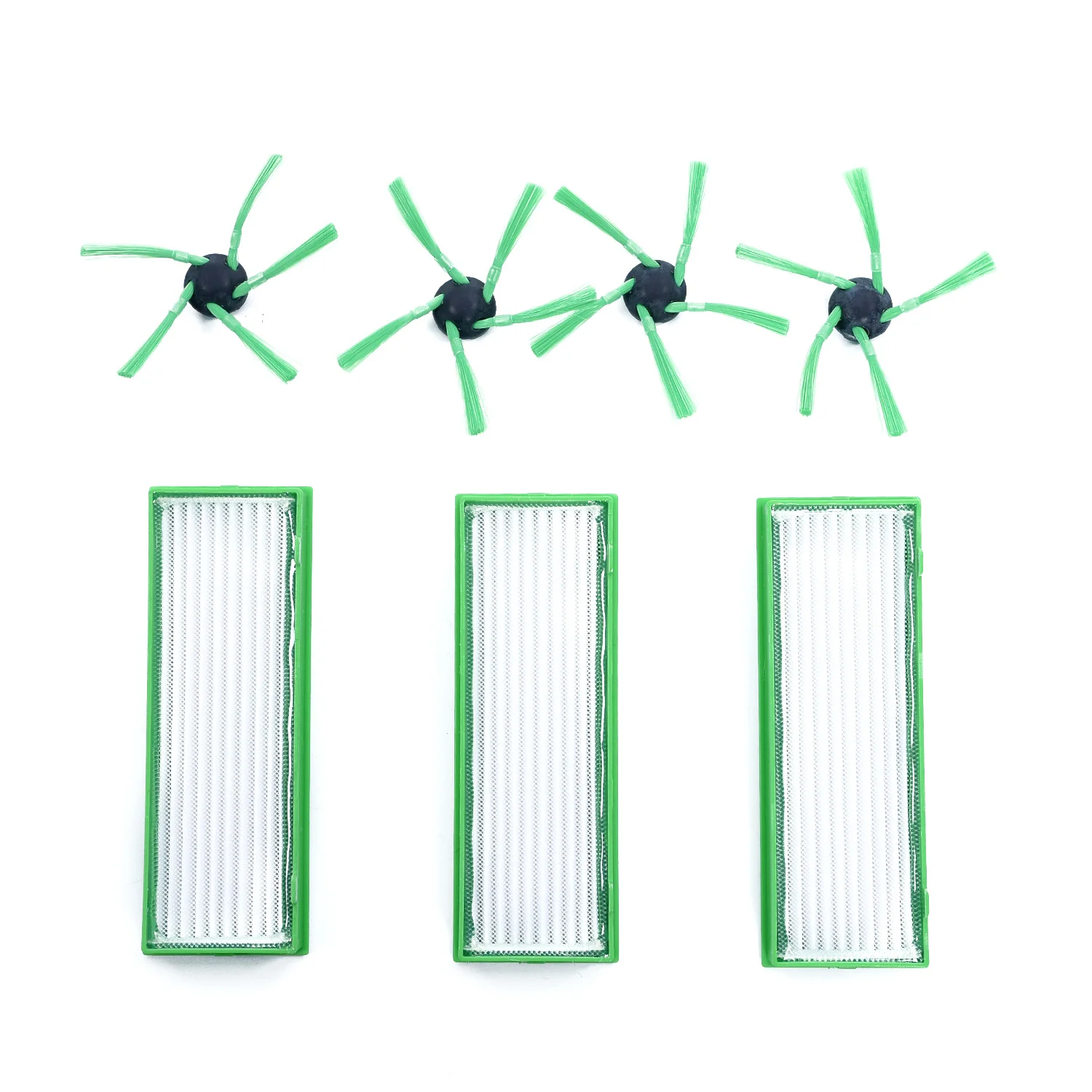 3 фильтра+ 4 боковые щетки пылесос чистящие элементы для Vorwerk Kobold