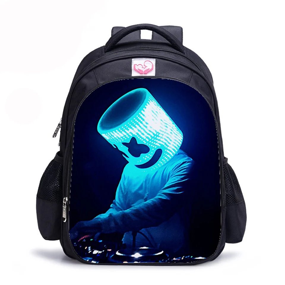 LUOBIWANG DJ Marshmellow рюкзак для школы подростков девочек и мальчиков водонепроницаемые школьные сумки для детей Mochila