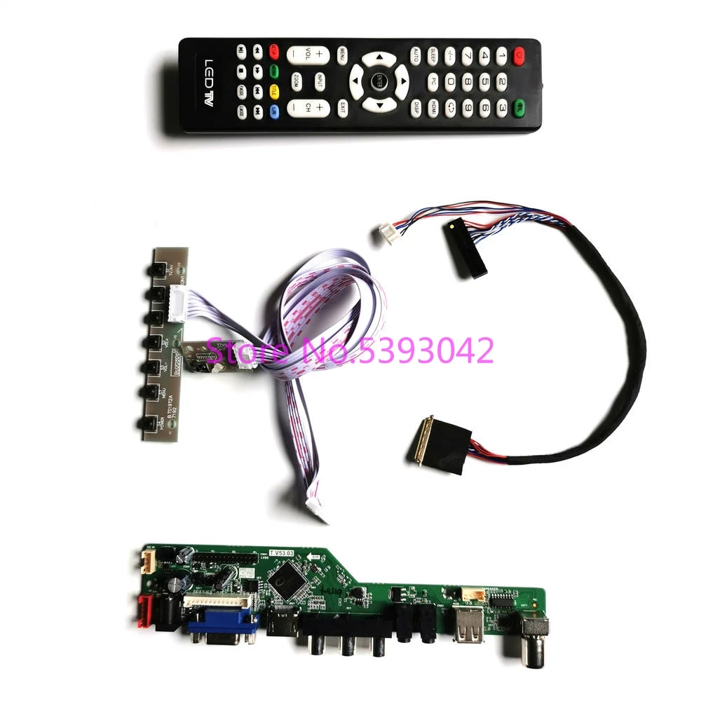 Kit for LP173WF1-TLB5 TV+HDMI+VGA+USB LCD LED screen Controller Driver Board