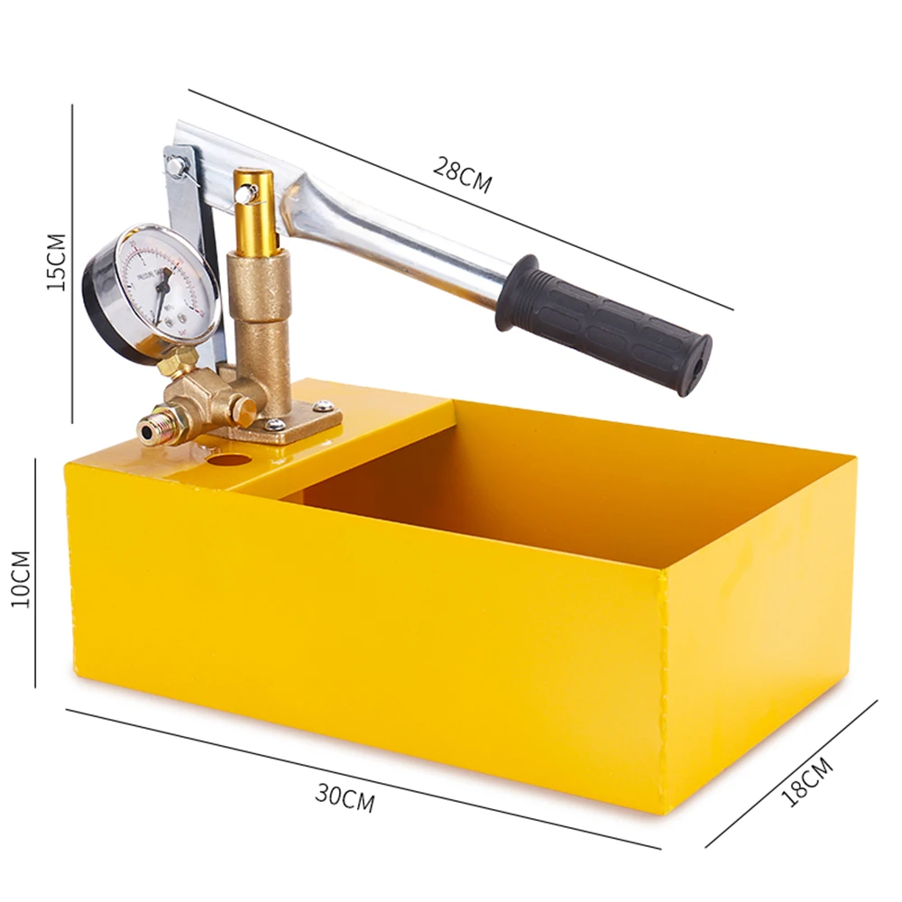 

Manual Pressure Test Pump PPR Pipeline Pressure Machine Floor Heating Leak Detector Home Pressure Tester Pressure Pump