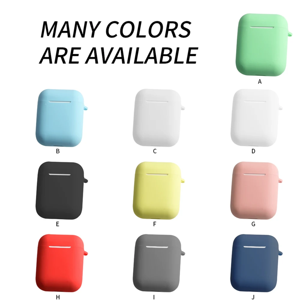 Earphones Cover Silicone Bluetooth Headset Case Wireless Earbuds Protector Replacement for Airpods i9S/i10/i11/i12 | Электроника