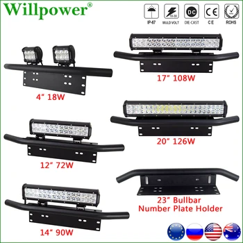 Willpower LED Light Bar 20 Inch 126W LED Work Light Spot Flood Combo Led  Bar Off Road Lights Driving Lights Led Fog Light For Jeep Boat 4WD Off-road