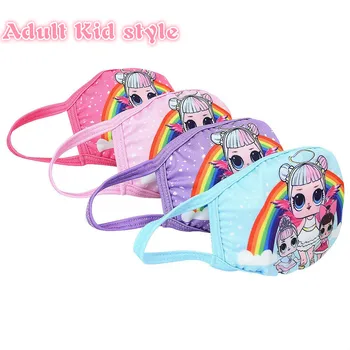 

2020 New LOL Surprise Adult Children Washable Face Breathing Mask Anti Dust Environmental Mouth Mask Respirator Fashion Mask