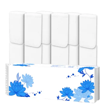 

Roll paper Toilet Paper 4 Layers Bathroom Toilet Kitchen Paper Tissue Cleaning Paper Wood Pulp Paper 12 Rolls Fast Shipping