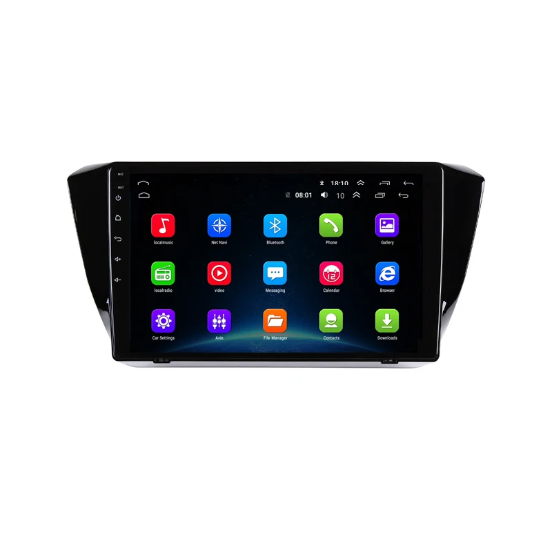 Perfect 10" 2.5D IPS Android 9.1 Car DVD Multimedia Player GPS For Skoda Superb 2016 2017 18 audio car radio DSP 32EQ stereo navigation 1