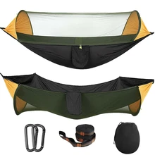 Portable Tent Camping Hammock with Mosquito Net Multi Use Portable Hammock Swing Tent for Hiking Camping