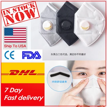 

In stock 100Pcs Disposable viruses mascarilla mascarillas masque mundschutz n95-mask kn95-mask DHL#111